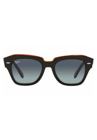Ray-Ban STATE STREET - Occhiali da sole - nero su marrone trasparente