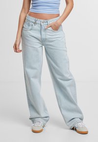 NAYA BASIC LIGHT - Wide Leg - ice blue