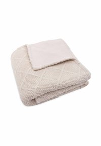 Jollein CHECK KNIT - Couverture pour bébé - oatmeal