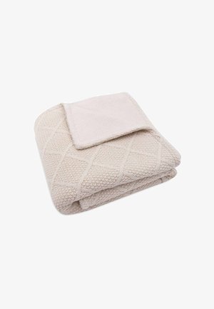 Jollein CHECK KNIT - Babydeken - oatmeal