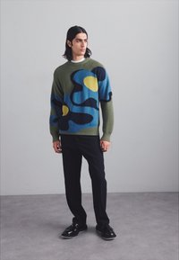 PS Paul Smith MENS CREW NECK - Strickpullover - greens