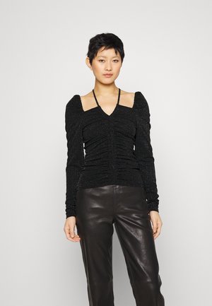 Hofmann Copenhagen CAMILLE - Μπλούζα με μακριά μανίκια - black