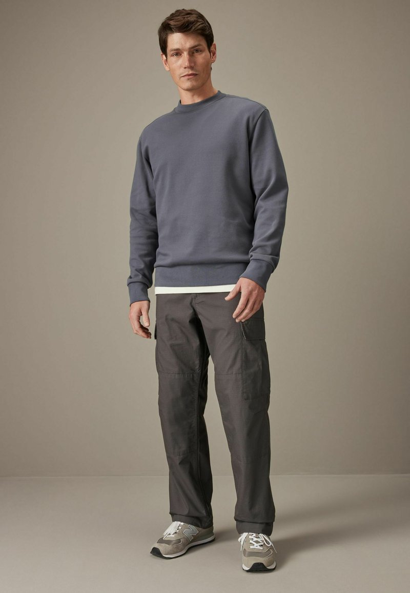 Next RELAXED FIT RIPSTOP - Cargobukser - charcoal grey