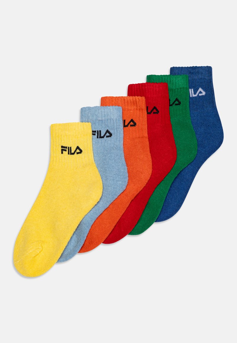 Fila JUNIOR QUARTER MIXED COLORS UNISEX 6 PACK - Sokid - multi-coloured