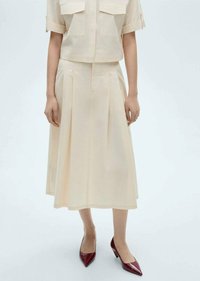 Mango Áčková sukně - off-white