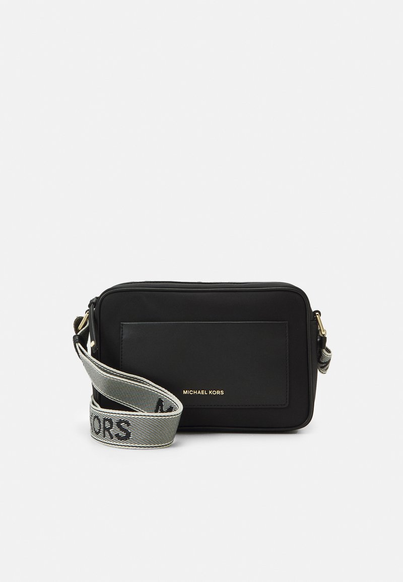 MICHAEL Michael Kors - JET SET CHARM XBODY - Cross body bag - black/optic white, Enlarge
