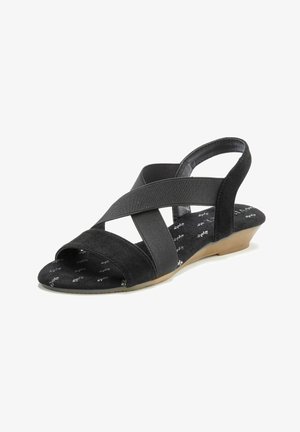 LASCANA, Sandals - schwarz