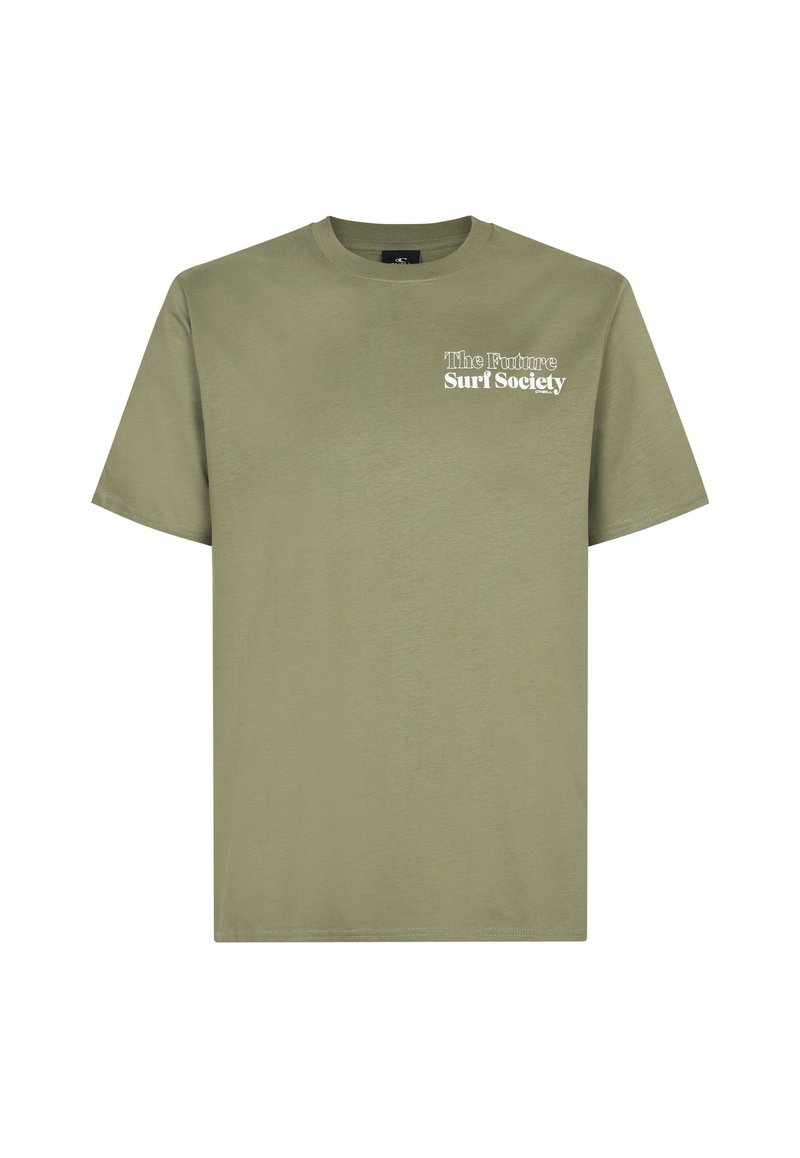 O’Neill T-shirt print groen