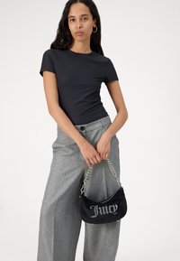 SOMETHINGNEW SNNANA WIDE MAXI PANT - Püksid - grey