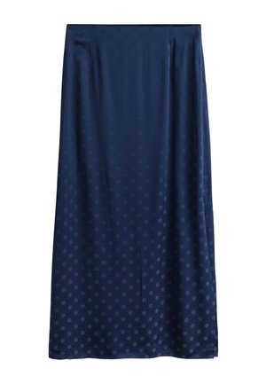 Next REGULAR FIT - POLKA DOT  - Gonna lunga - navy
