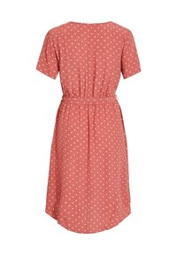 VILA Denní šaty - dark red