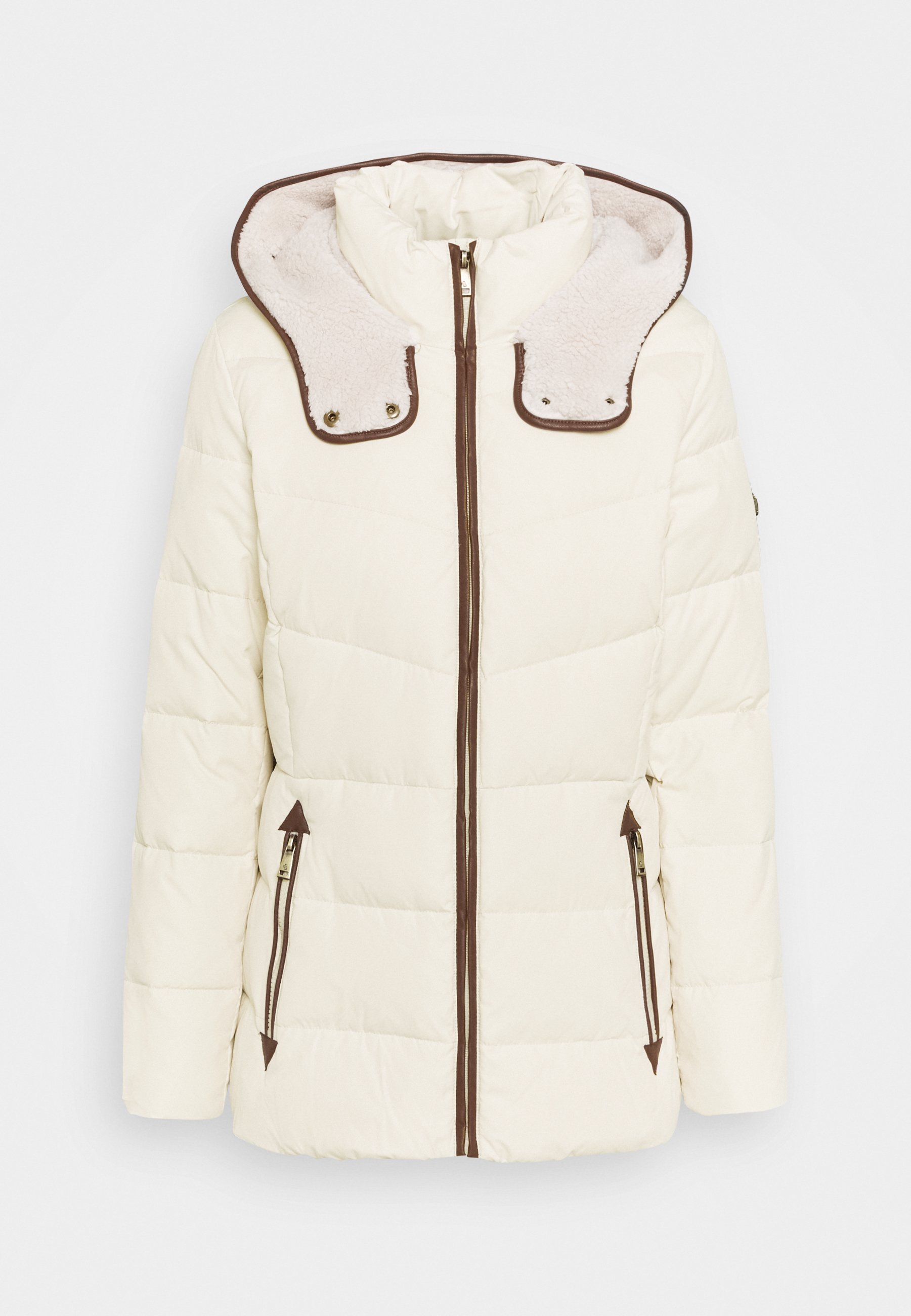 ralph lauren moda cream coat