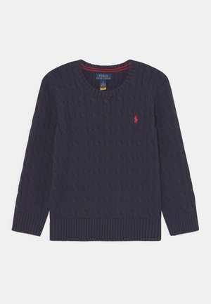 Polo Ralph Lauren CABLE-KNIT COTTON JUMPER - Maglione - navy