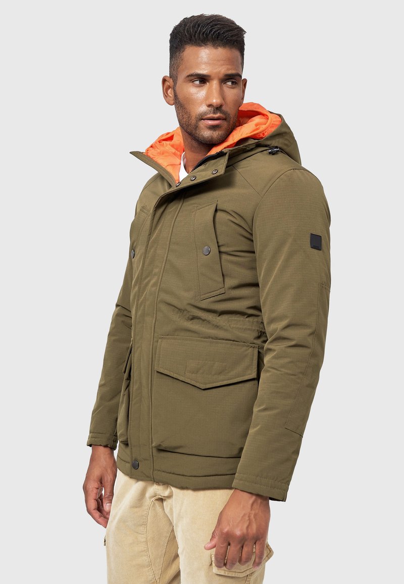Herren Trenchcoats | INDICODE JEANS WATERS Parka army/dunkelgrün - ZH21700 Herren Trenchcoats | INDICODE JEANS WATERS Parka army/dunkelgrün - ZH21700