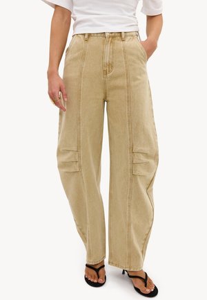 LOAVIES, PURE DEVOTION - Jean boyfriend - denim   beige
