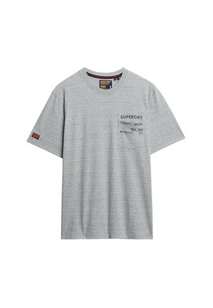 Superdry & Co, UTILITY - Camiseta estampada - athletic grey marl