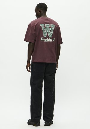 DOUBLE A BY W.W. LIAM  AANEUE - T-Shirt print - decadent chocolate