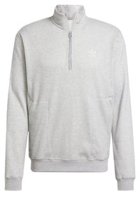 TREFOIL ESSENTIALS WAFFLE 1/2 ZIP - Sportska majica - medium grey heather