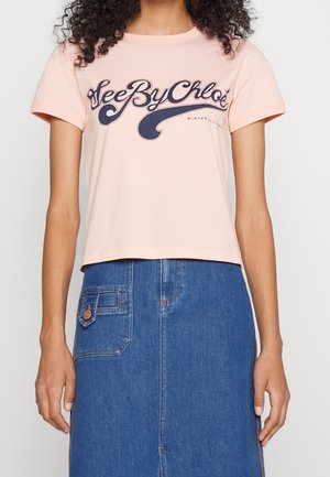 See by Chloé, T-shirt imprimé - pink
