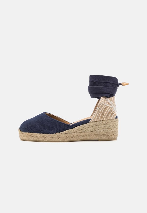 CARINA - Platform sandals - azul oxford