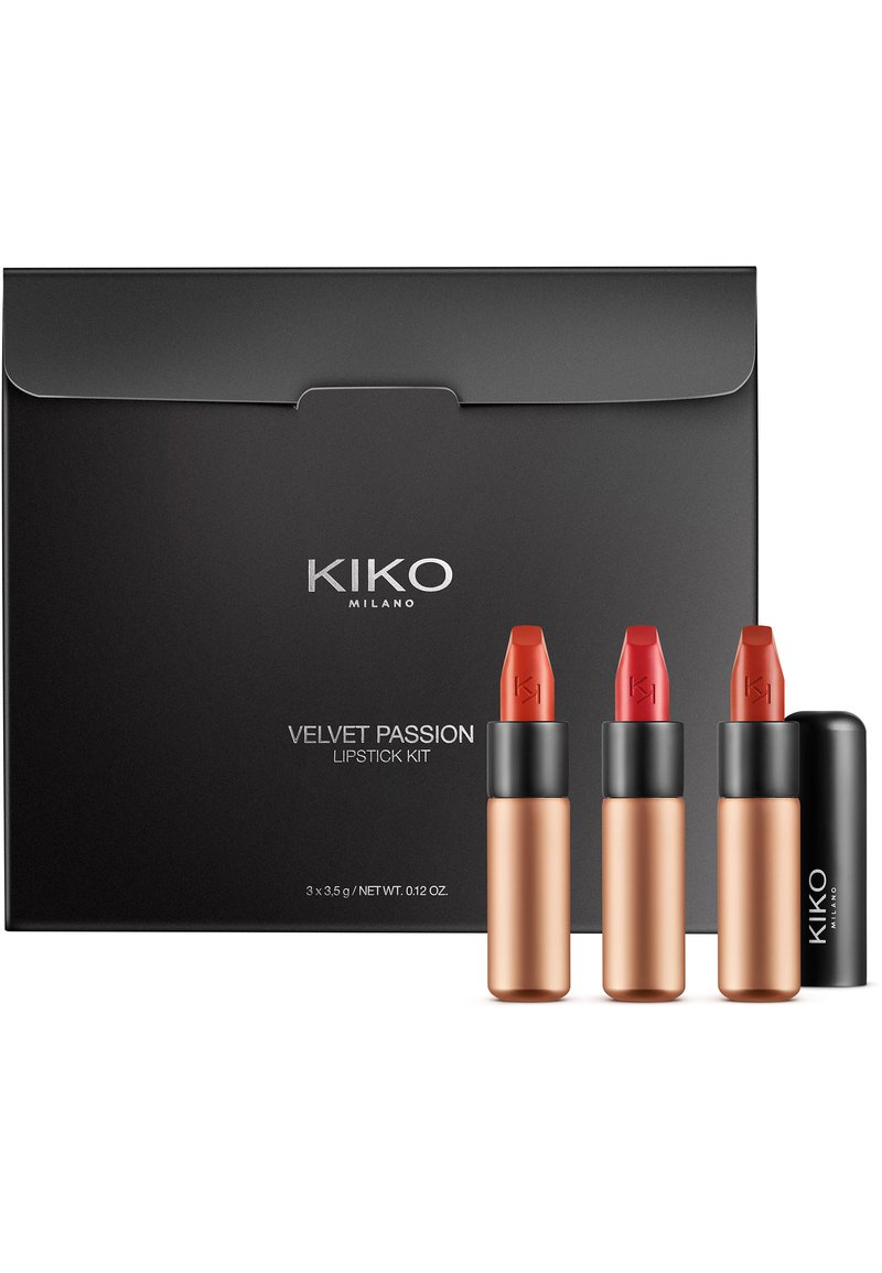Damen Make-up-Sets | KIKO Milano VELVET PASSION MATTE LIPSTICK KIT Make-up Set 01 all the red/rot - TZ61578 Damen Make-up-Sets | KIKO Milano VELVET PASSION MATTE LIPSTICK KIT Make-up Set 01 all the red/rot - TZ61578