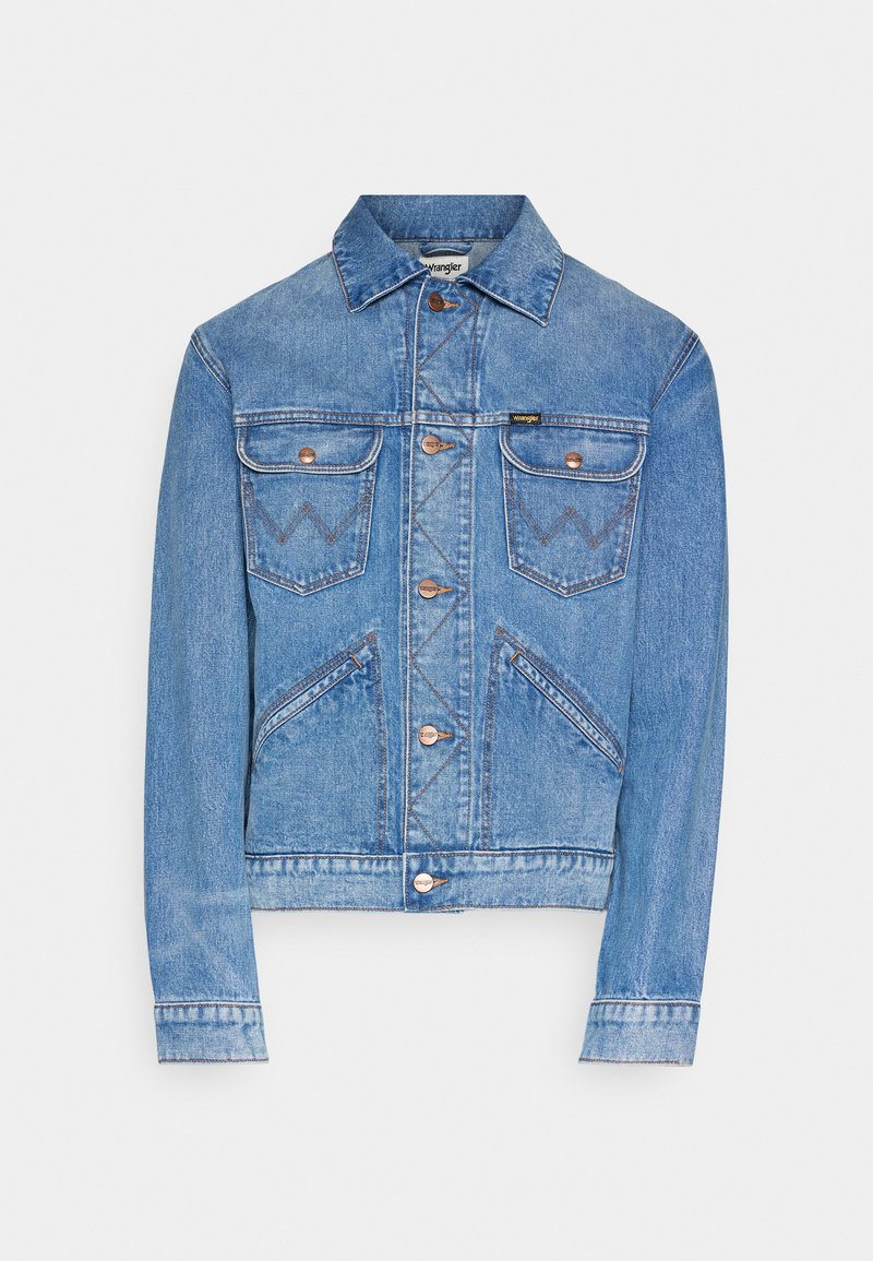 Wrangler Jeansjacke - sheriff/stone-blue denim - Zalando.de
