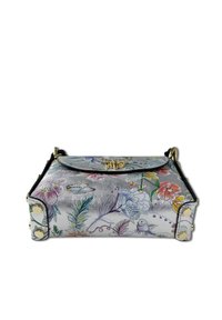 DrachenLeder Handtas - silber farbig