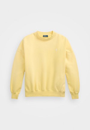 Polo Ralph Lauren VINTAGE FLEECE KNIT SWEATSHIRT - Ikdienas džemperis - wicket yellow