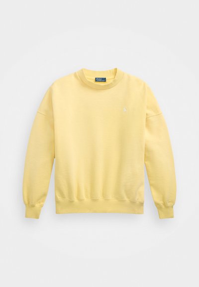 Polo Ralph Lauren VINTAGE FLEECE KNIT SWEATSHIRT - Φούτερ - wicket yellow