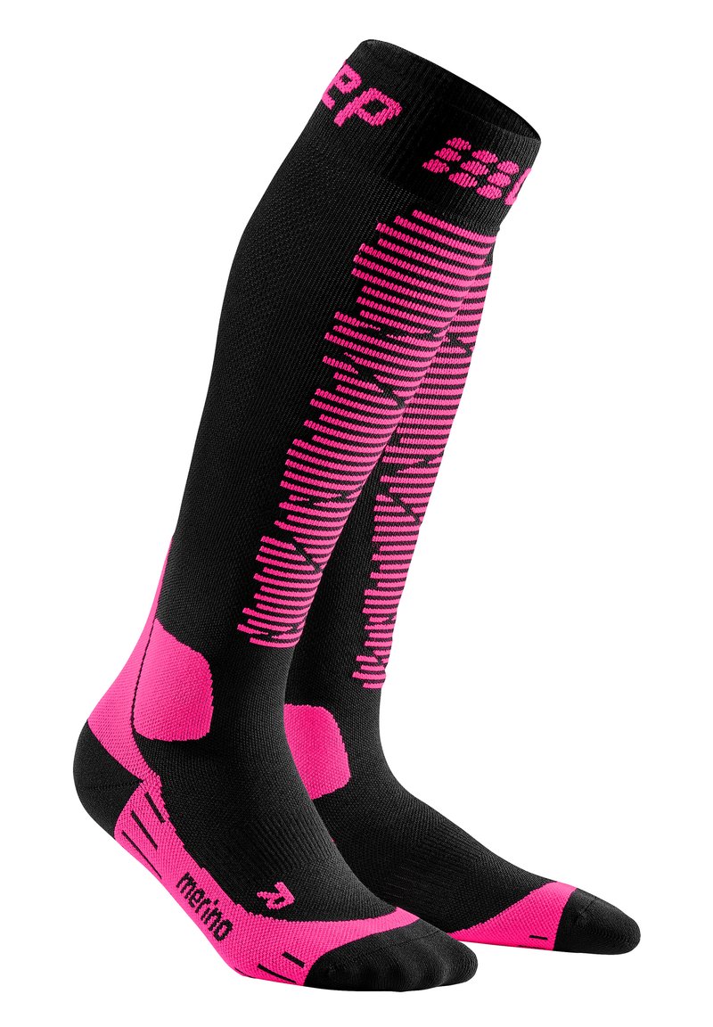 Damen Strumpfhosen | CEP SKI MERINO COMPRESSION Sportsocken black/pink/schwarz - PK70587 Damen Strumpfhosen | CEP SKI MERINO COMPRESSION Sportsocken black/pink/schwarz - PK70587