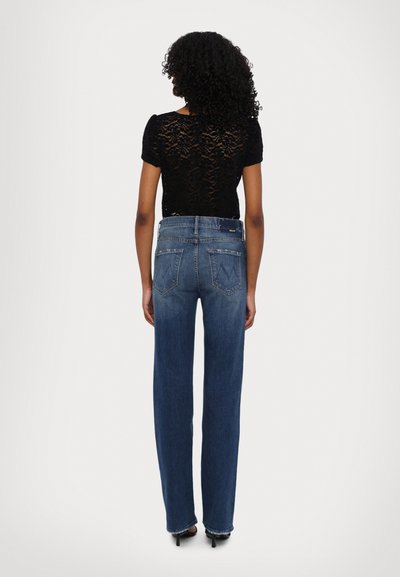 Mother THE KICK IT - Ravne kavbojke - dark blue