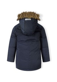 MINOTI PARKA WITH FUR TRIM HOOD - Parka - dark blue red