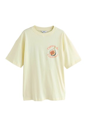 Next GRAPHIC - T-shirt imprimé - new yellow