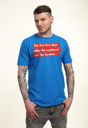 Camiseta estampada - royal blue