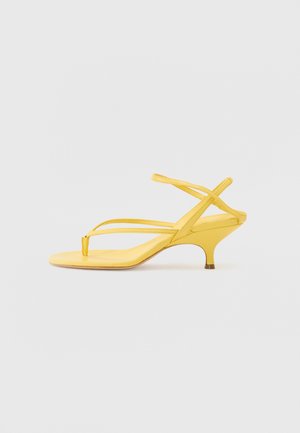THE THONG - T-bar sandals - yellow