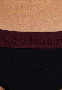 Bruno Banani 4ER PACK FLOWING - Slip - schwarz dunkelrot