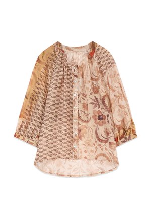 Oltre, CAMICIA FANTASIA - Blouse - beige