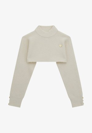 Guess CROPPED - Maglione - weiß