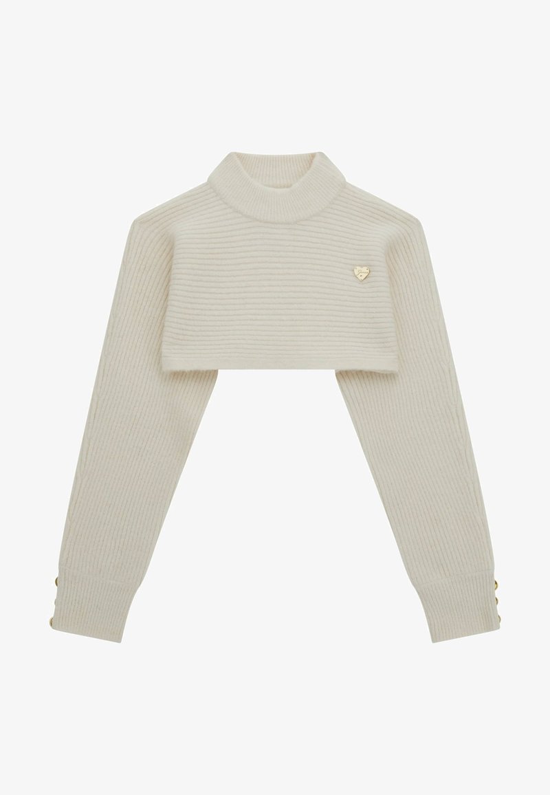 Guess CROPPED - Maglione - weiß