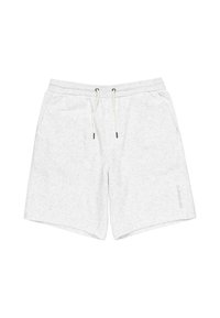 SALT MIT ELASTISCHEM BUND - Tracksuit bottoms - white marble heather