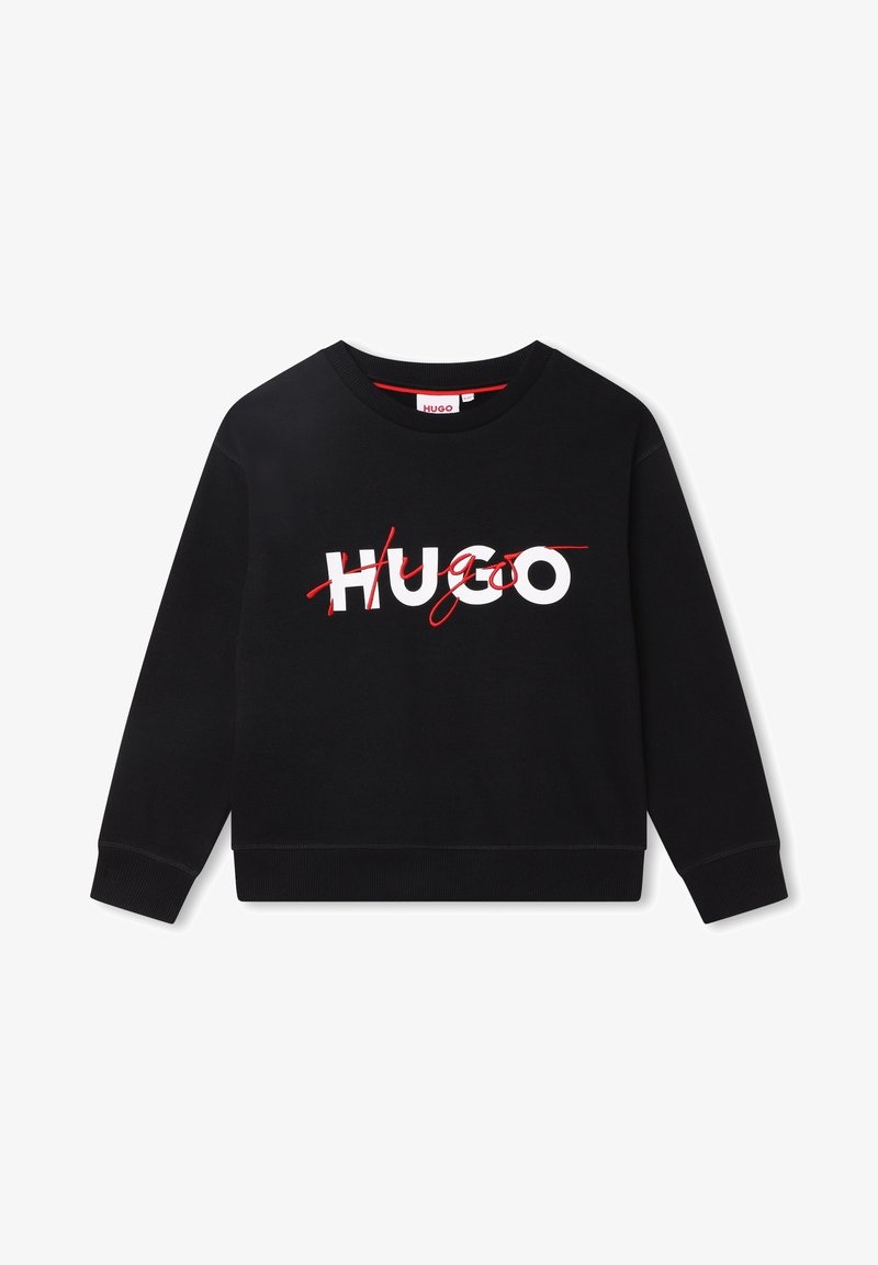 HUGO Kids EMBROIDERED - Sweatshirt - black