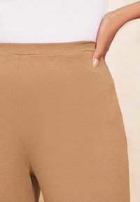 Friends Like These WIDE LEG REGULAR FIT - Kelnės - camel