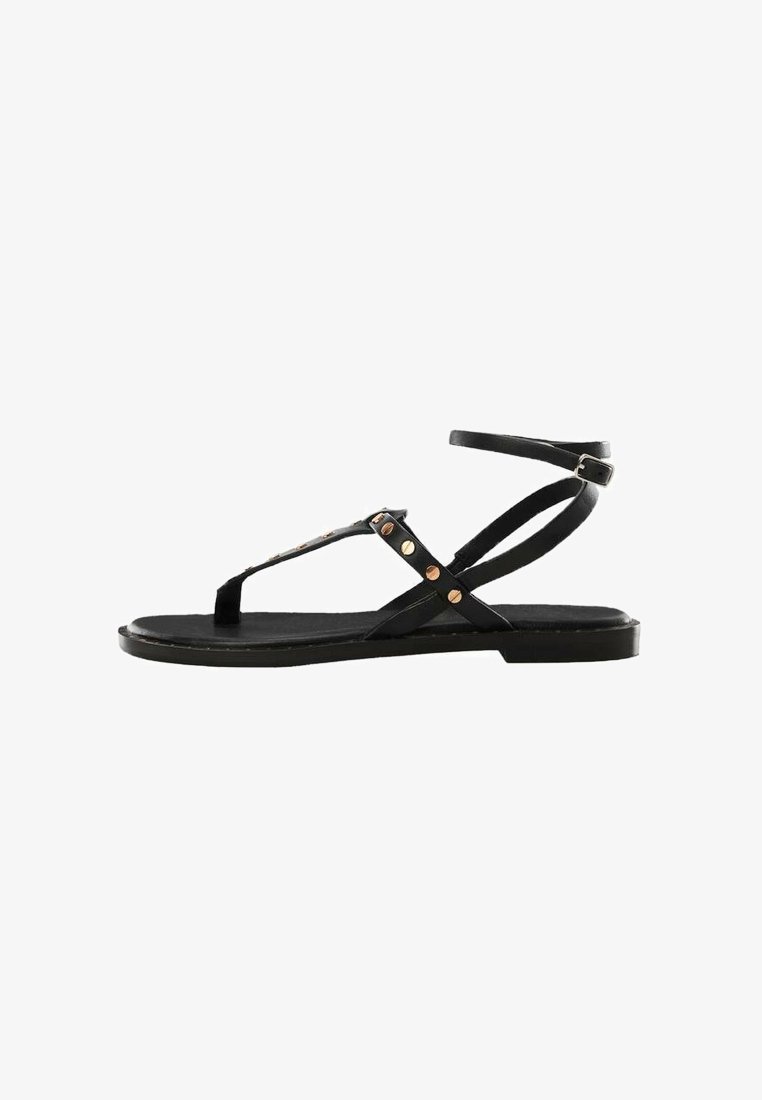 Mango Kids Sandale s remenom u obliku slova T - black