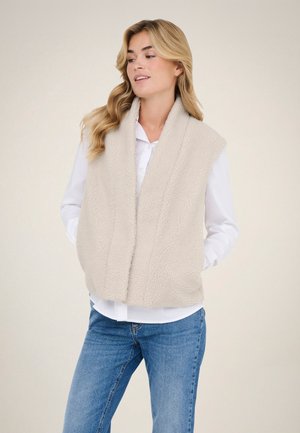 JDY JDYBIRDY LIFE OPEN - Veste sans manches - pumice stone