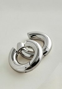 Next WATERPROOF CHUBBY HOOP - REGULAR FIT - Náušnice - silver tone