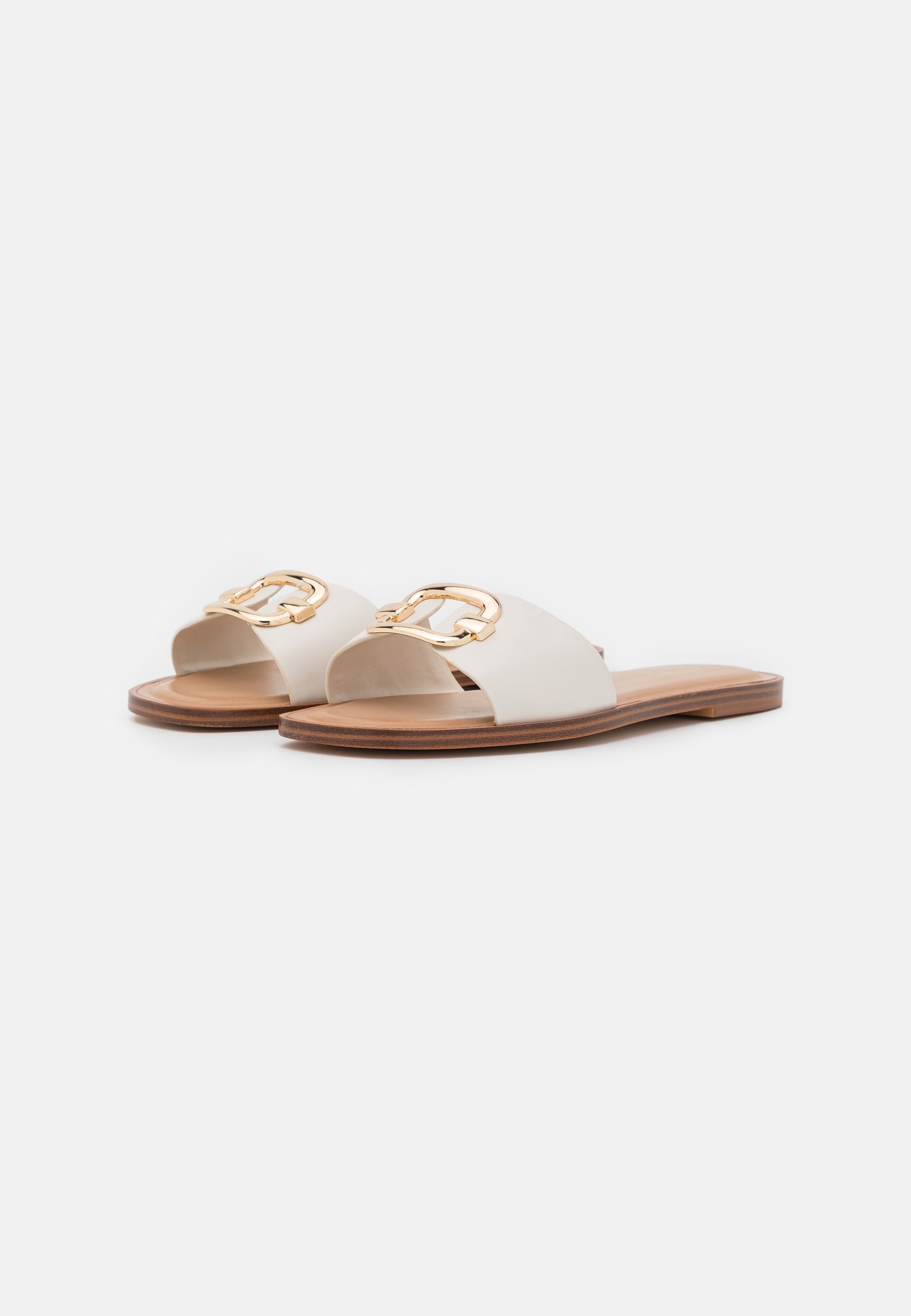 ALDO GLAESWEN - Sandalias planas - white/blanco - Zalando.es