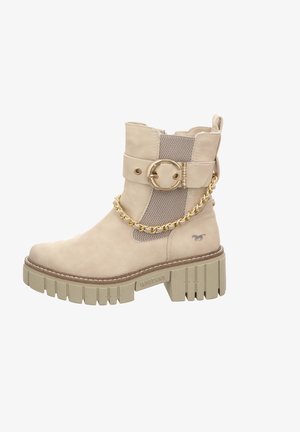 Mustang Platform ankle boots - beige