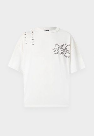 SCARLINE - Majica kratkih rukava s printom - white