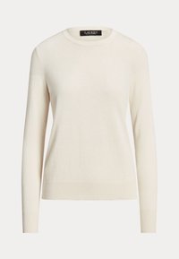 COTTON BLEND JUMPER - Jumper - mascarpone cream