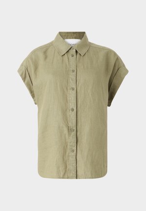 CLOSED SLEEVELESS SHIRT - Skjortebluse - olive